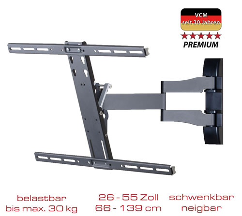 VCM ultraflache Wandhalterung "WS 100 SLIM" (Halterungssysteme)